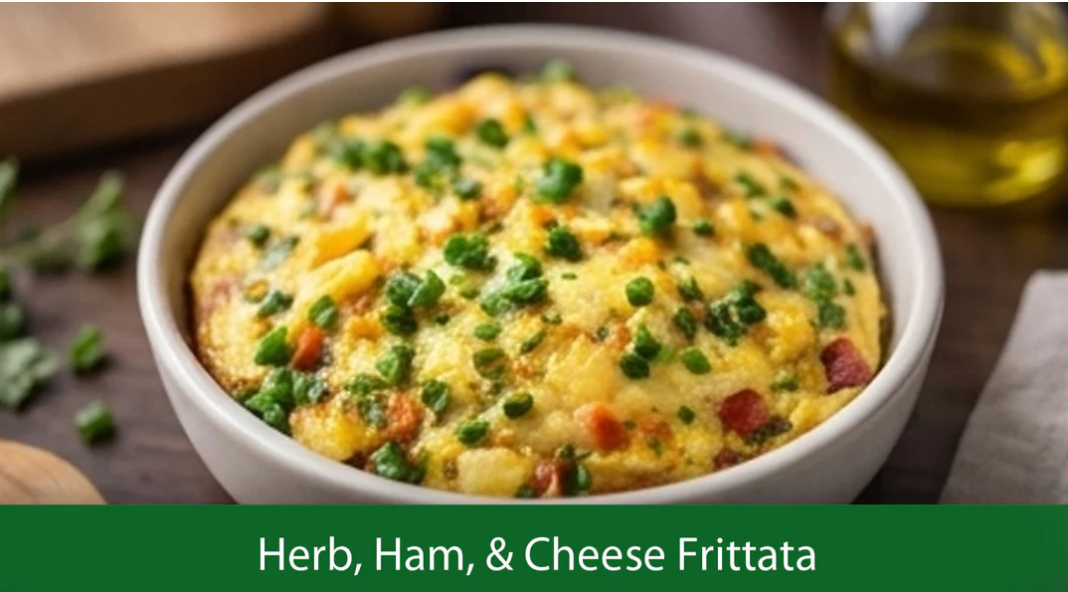 Herb, Ham, & Cheese Frittata