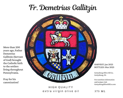 Father Gallitzin Extra Virgin Olive Oil