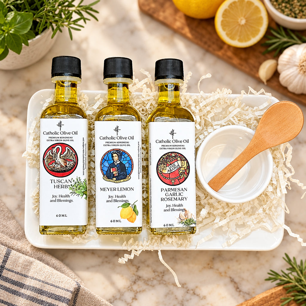 Catholic Olive Oil Dipping Set 60 ml