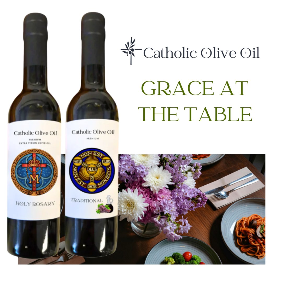 Catholic Olive Oil EVOO and Balsamic Gift Set