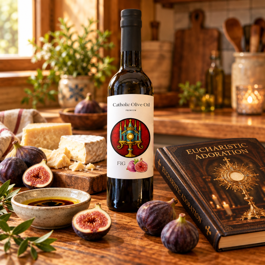 Catholic Olive Oil Fig_Balsamic_375ml