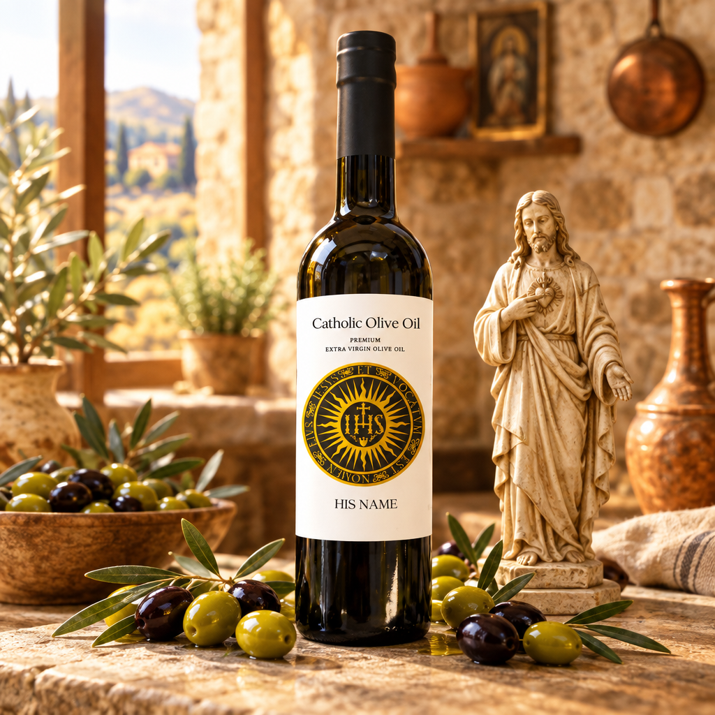 Catholic Olive Oil Holy Name Olive Oil 375ml