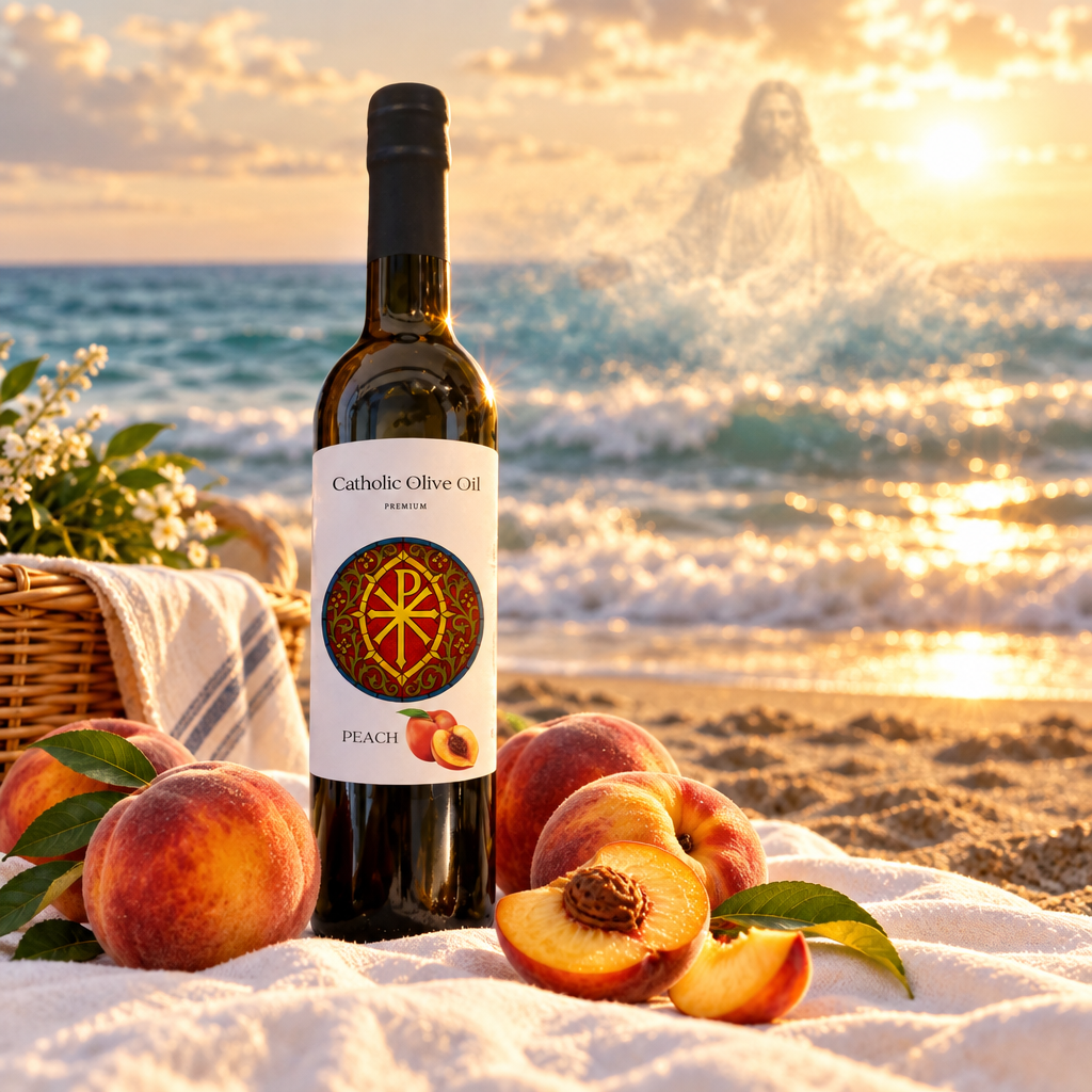 Catholic Olive Oil Peach Balsamic 375ml