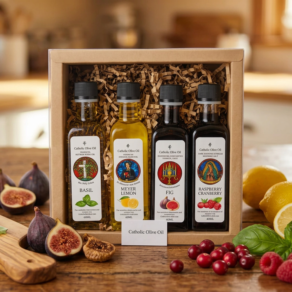 Catholic_Olive_Oil_Quad_Gift_Set
