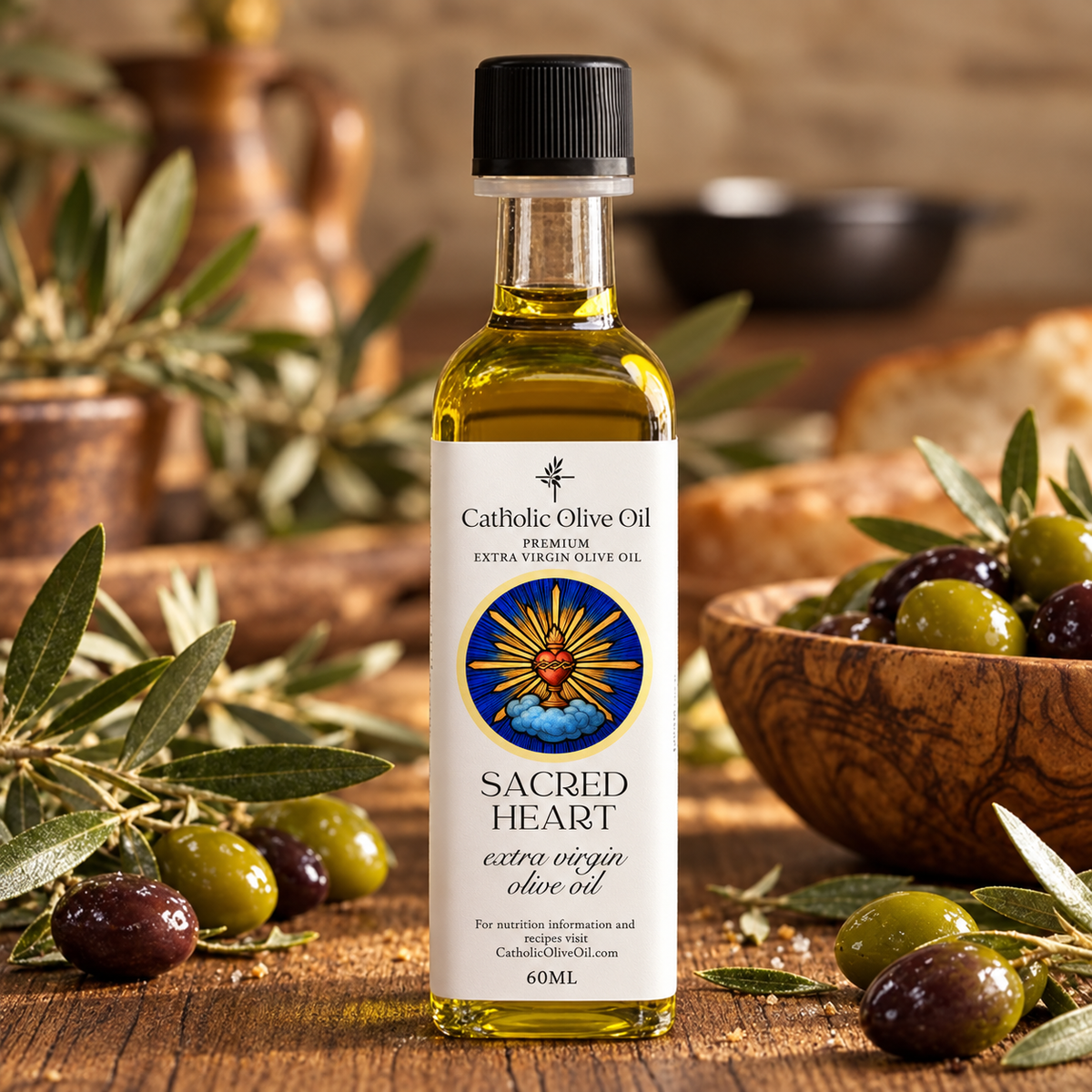 Catholic Olive Oil Sacred Heart 60 ml