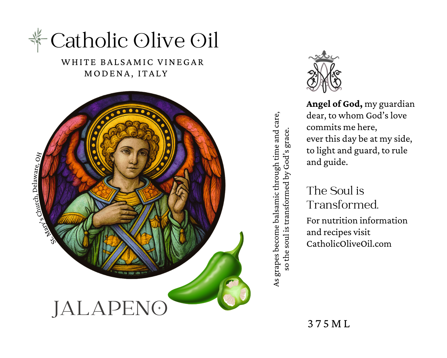 Angel of God Jalapeno White Balsamic