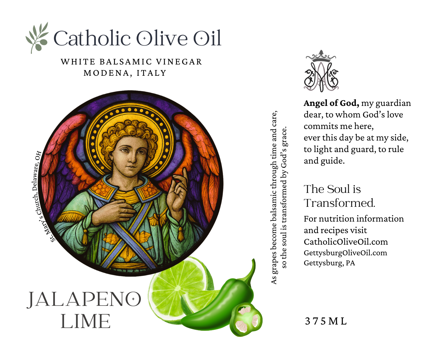Angel of God Jalapeno Lime White Balsamic