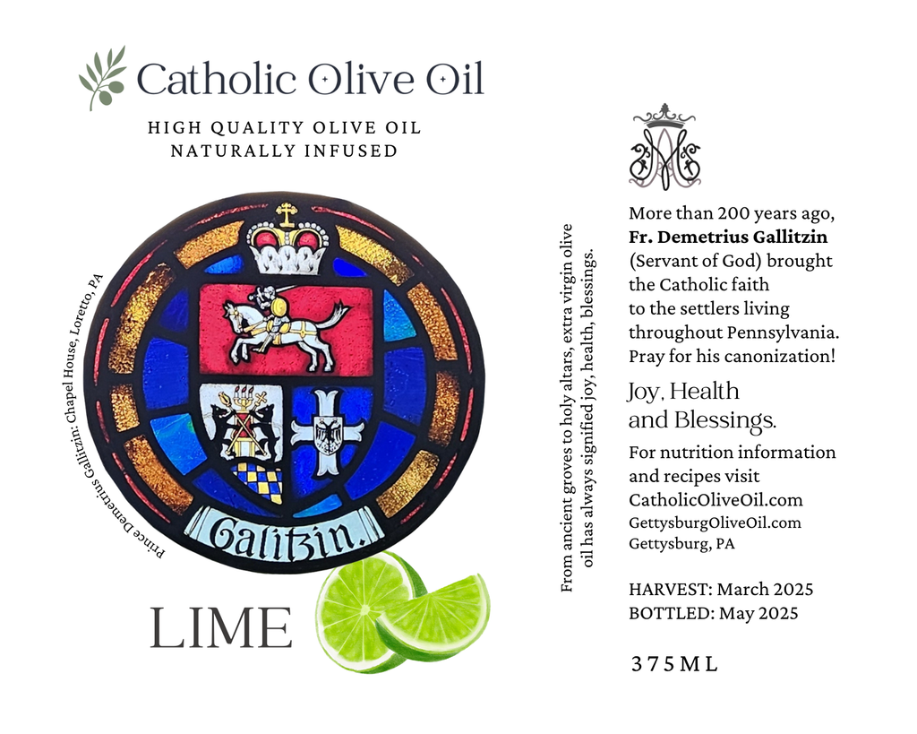 Father Gallitzin Lime Olive Oil