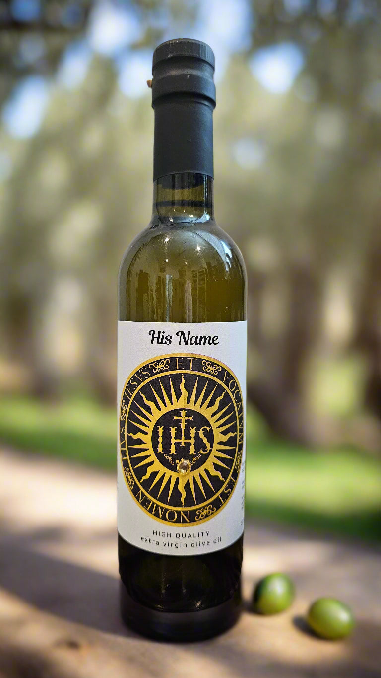 Name of Jesus Extra Virgin Olive Oil