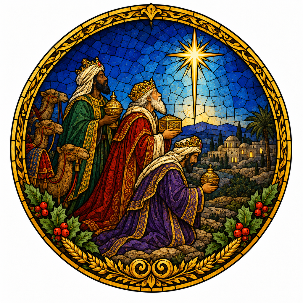 Catholic Olive Oil Christmas Blessings Quad Mini Gift Set
