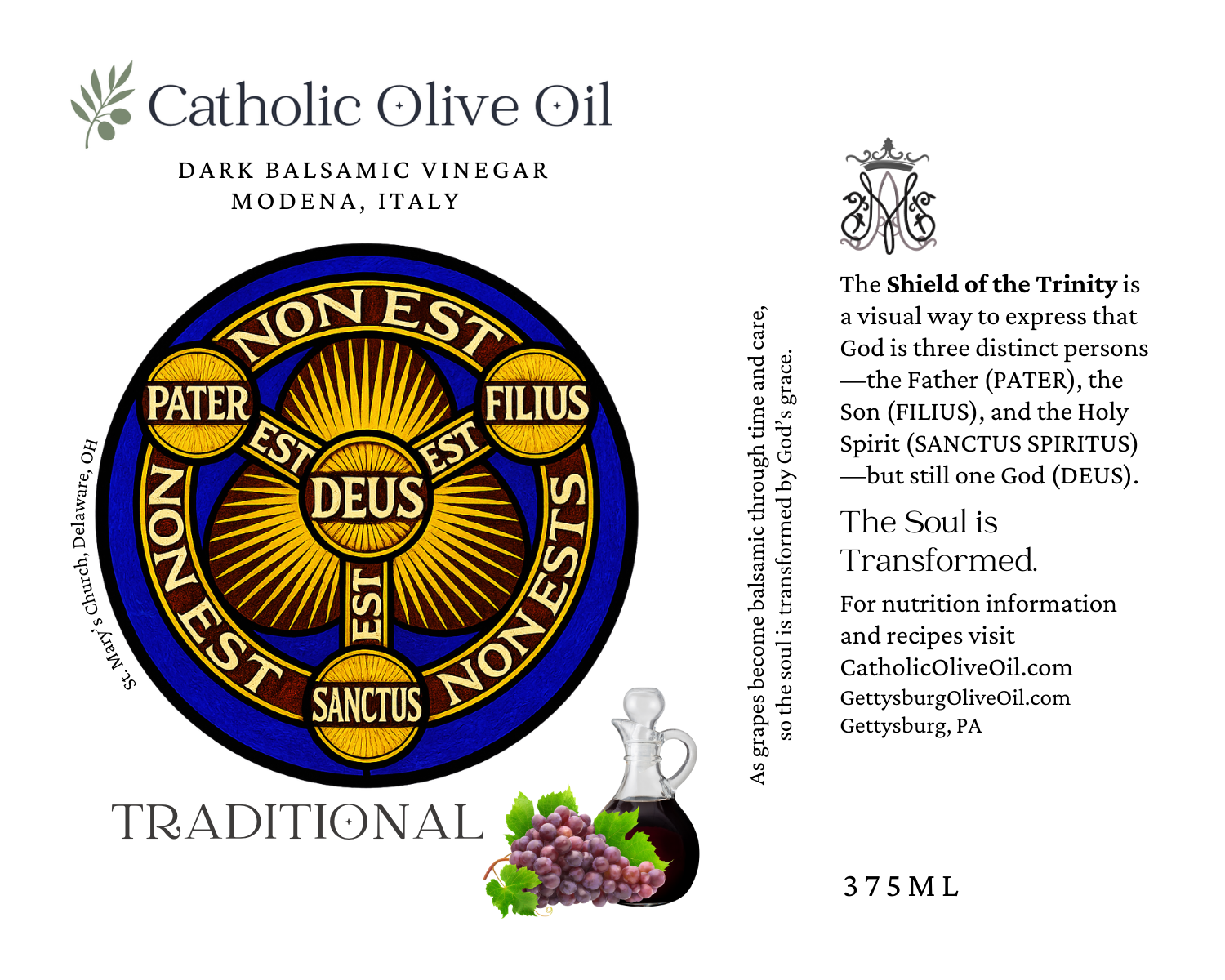 Shield of the Trinity Traditional Dark Balsamic